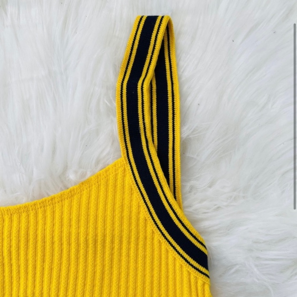 American Apparel NWOT Thick Ribbed Crop Top XL - Picture 2 of 4